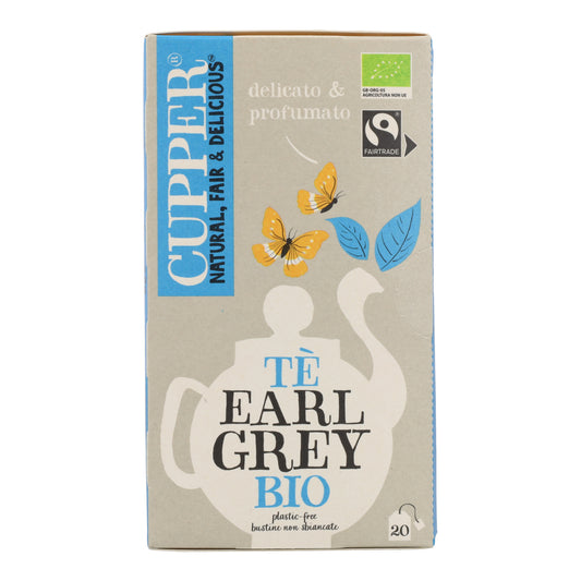 Chá preto Earl Grey Bio Cupper 20 saquetas