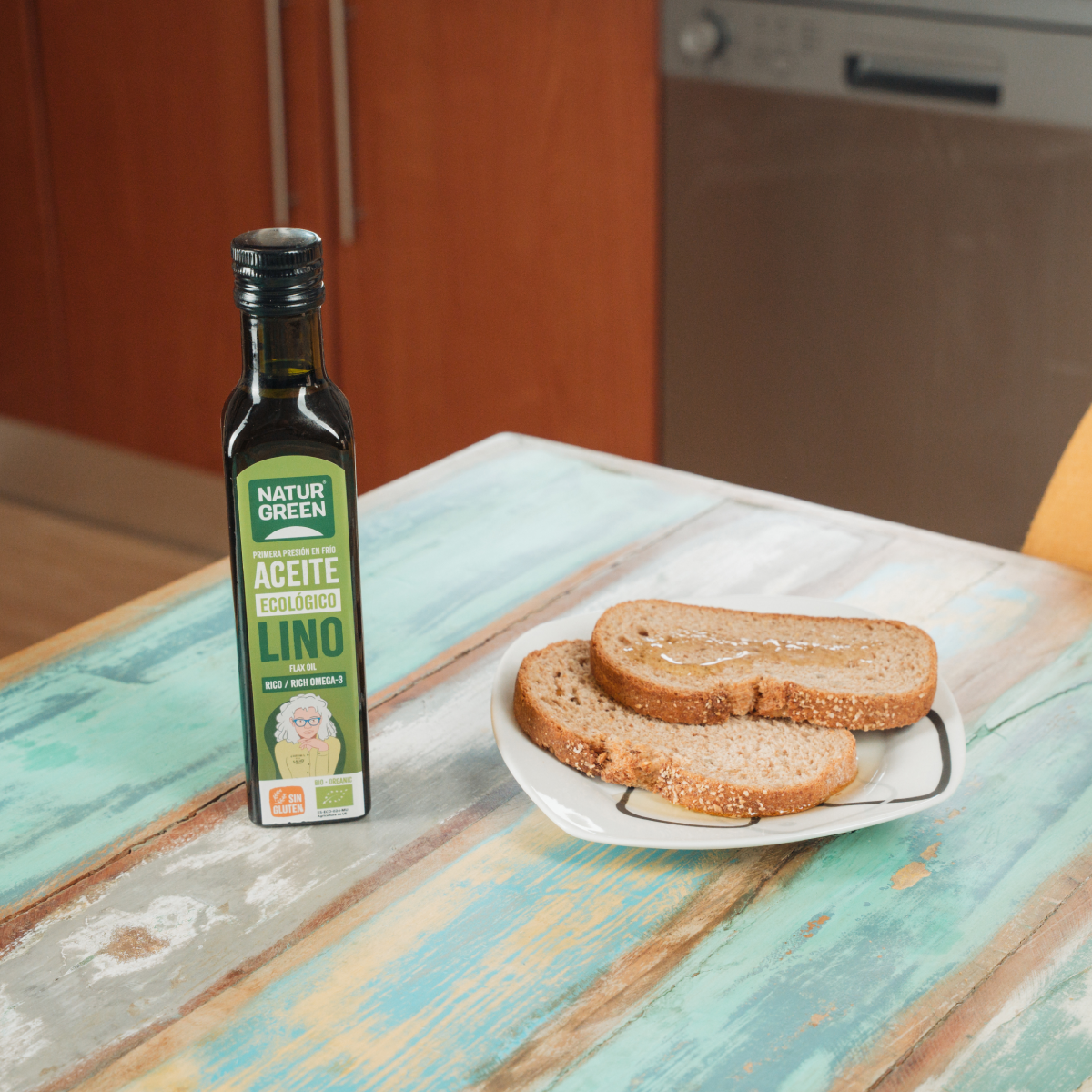 Óleo de Linhaça Biológico NaturGreen, 250 ml
