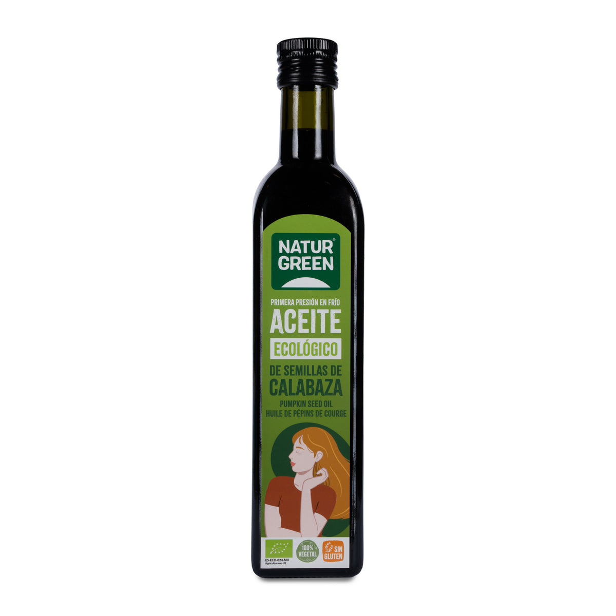 Óleo de sementes de abóbora biológico NaturGreen 500 ml