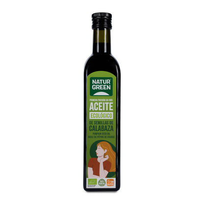 Óleo de sementes de abóbora biológico NaturGreen 500 ml