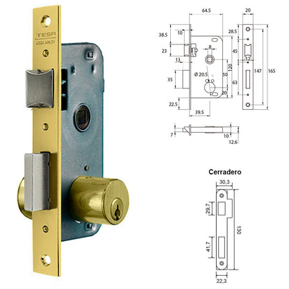 Cerradura Tesa 2000-40-hl