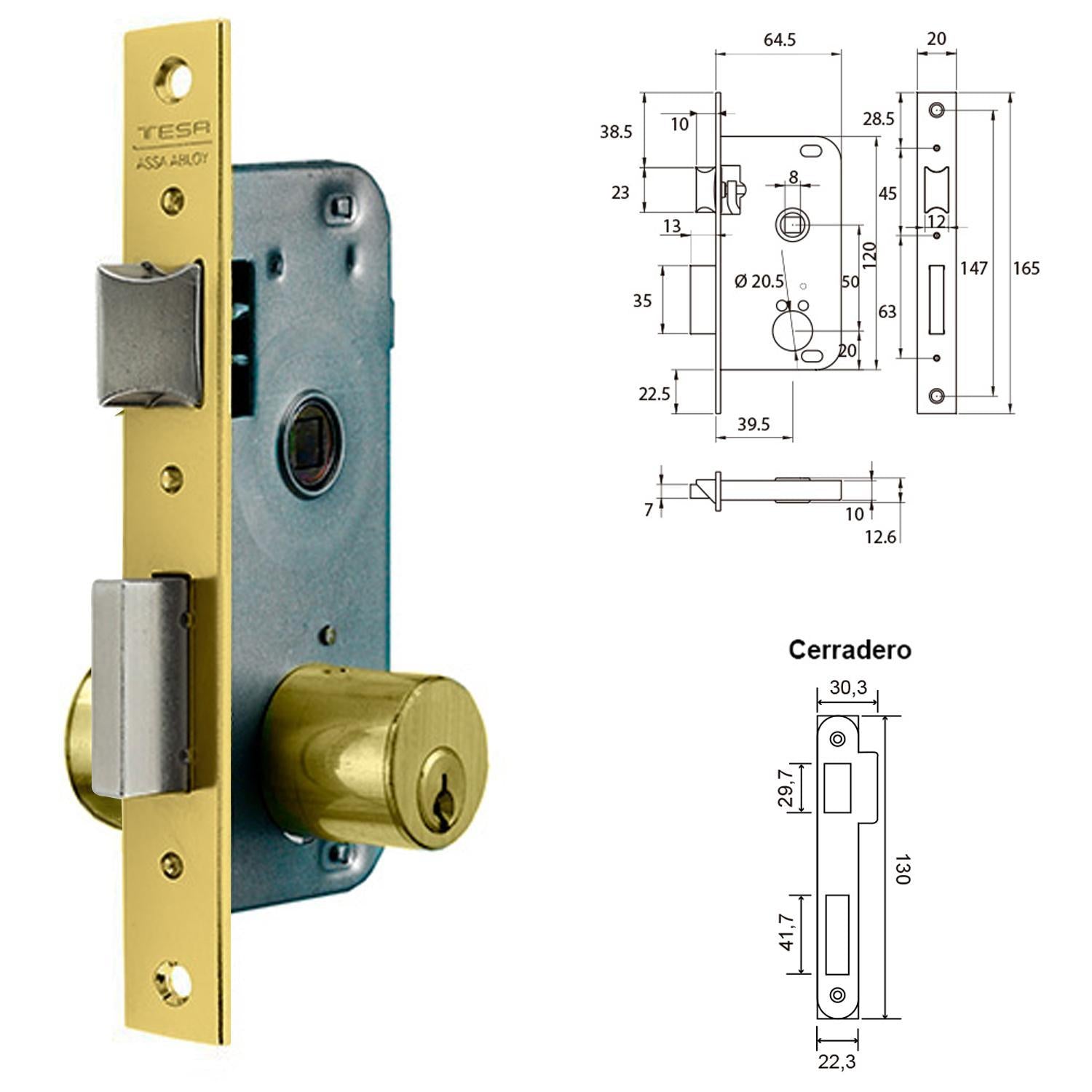 Cerradura Tesa 2000-40-hl_1