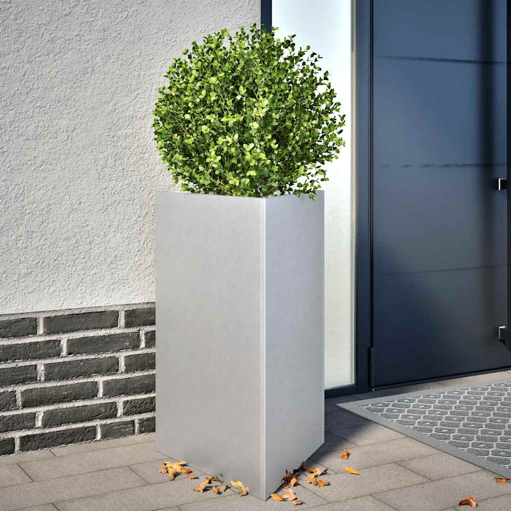 Jardinera Triangular Acero Galvanizado 50x43x75 Cm_1