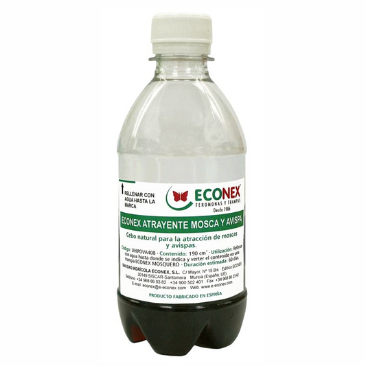 Atrativo concentrado para moscas e vespas Econex 190 ml