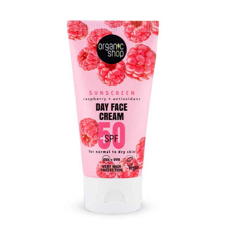 Pack Ahorro Crema Facial & Loción Corporal SPF50 Organic Shop 100 + 100 ml
