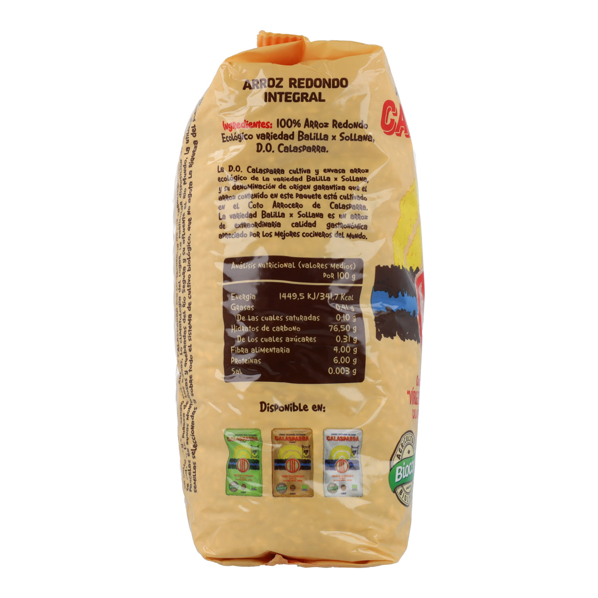 Arroz Integral Calasparra Biocop 1Kg