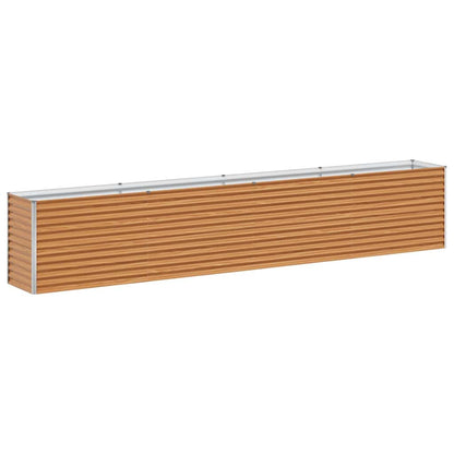 Arriate Elevado Marrón Claro 390 X 50 X 68 Cm Acero Galvanizado_0