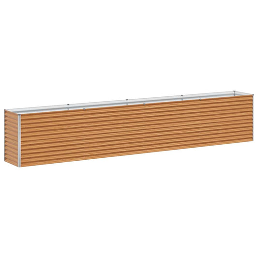 Arriate Elevado Marrón Claro 390 X 50 X 68 Cm Acero Galvanizado_0