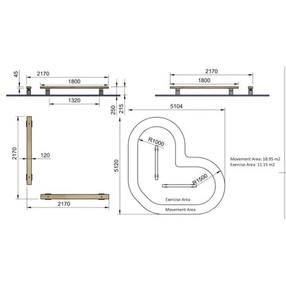 Barras De Equilibrio Masgames Indiana._5