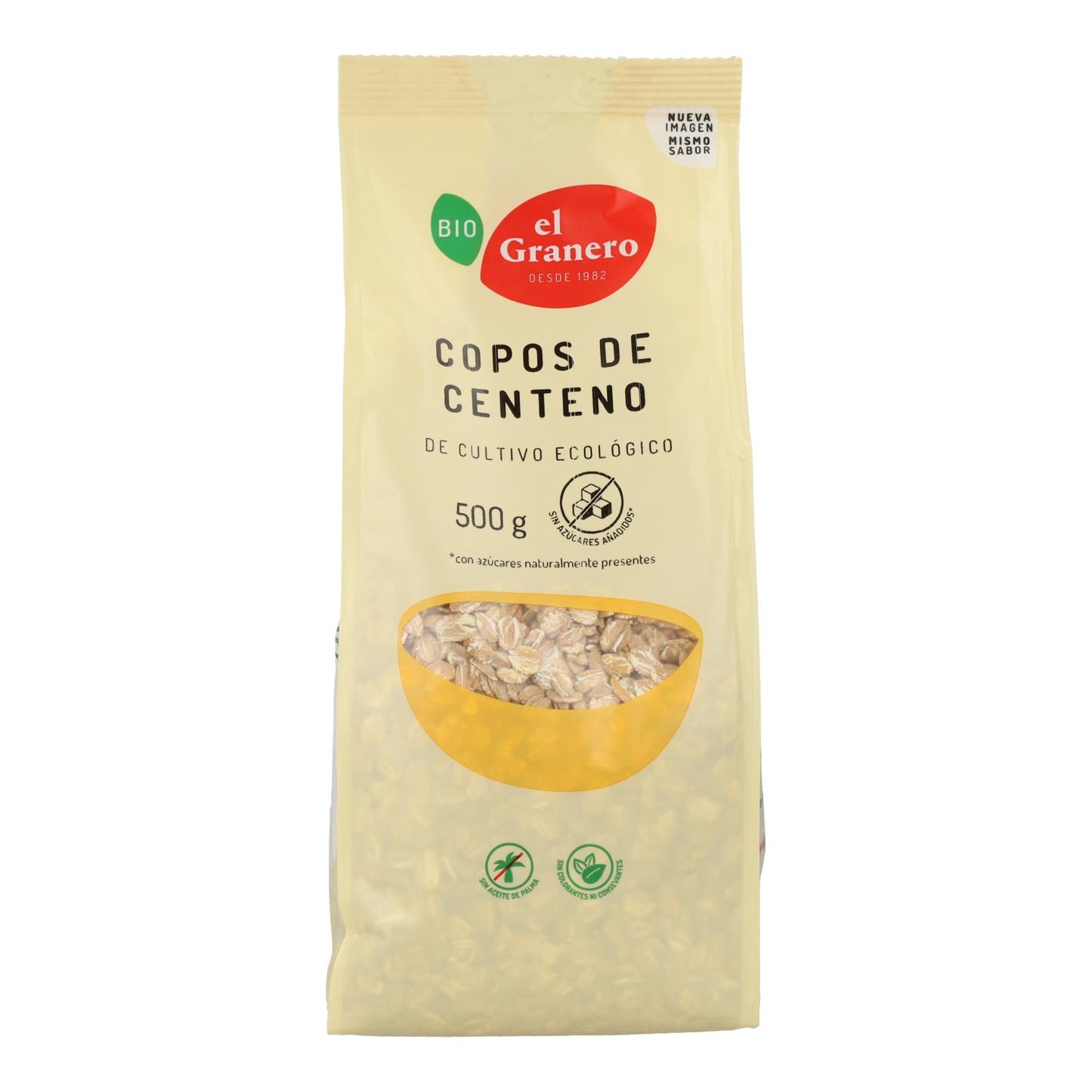 Flocos de Centeio Biológico El Granero 500 Gr
