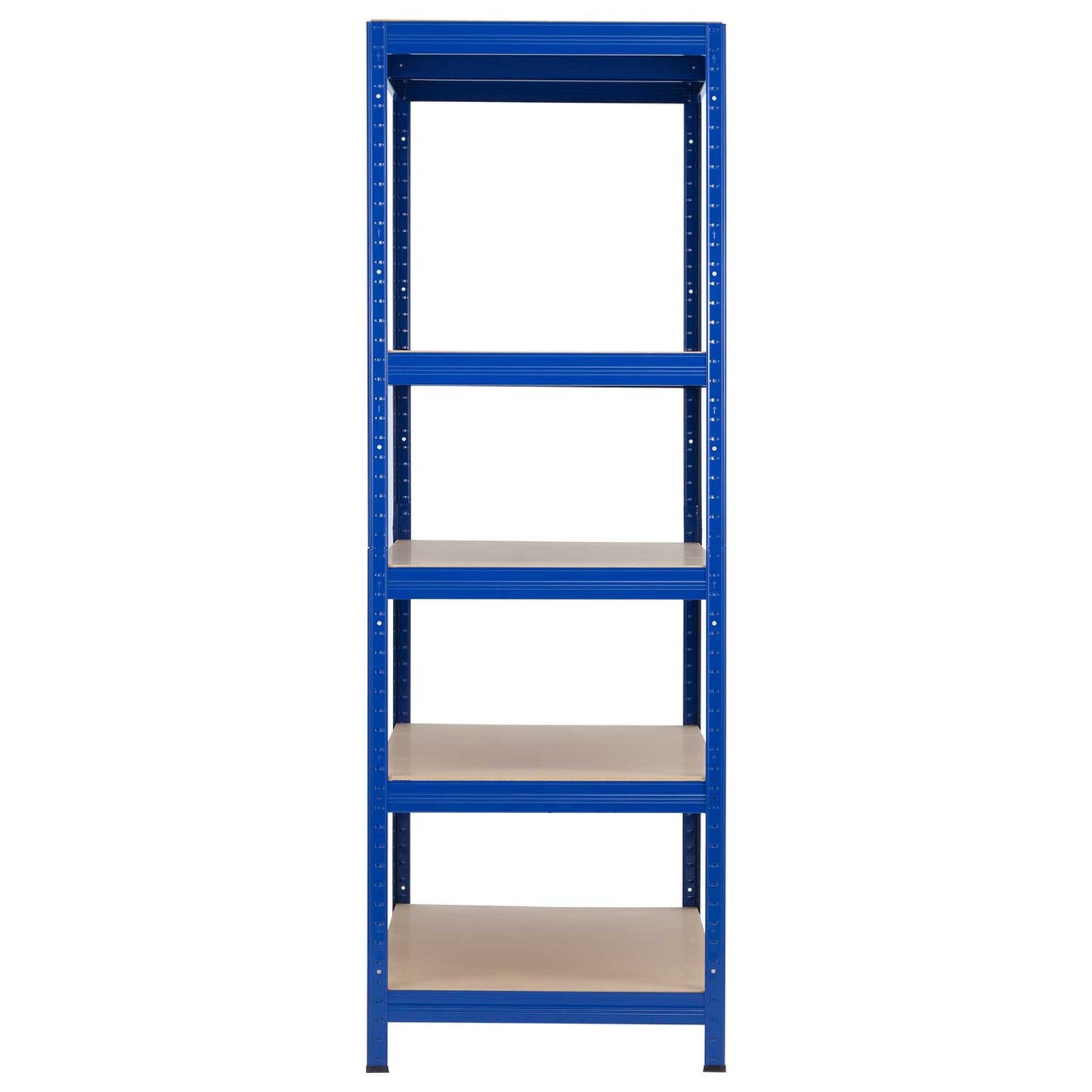 Pack 2 Estanterías Modulares Azul Con 5 Baldas Ajustables 180x120x60cm_1