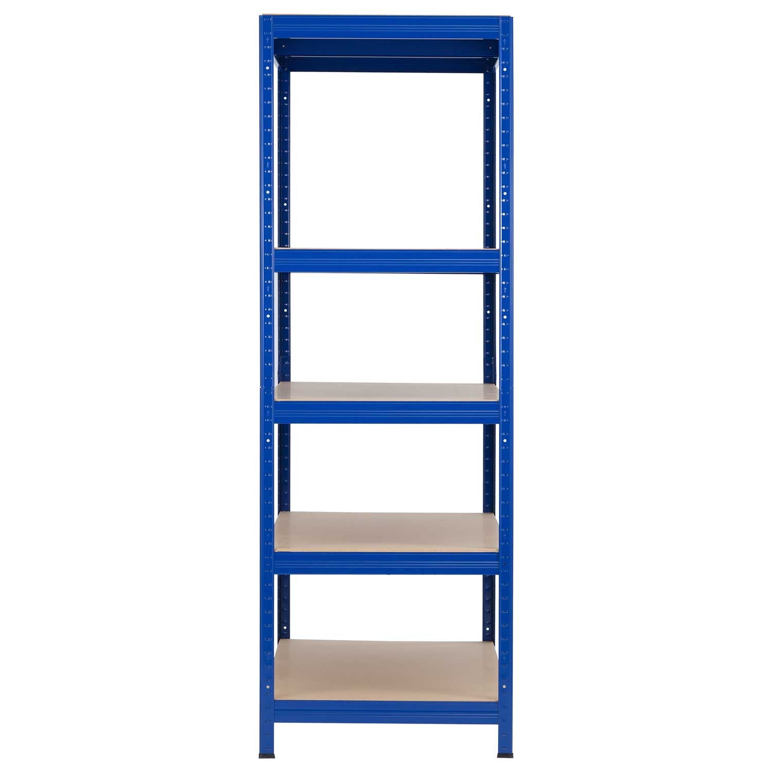 Pack 2 Estanterías Modulares Azul Con 5 Baldas Ajustables 180x120x60cm_1
