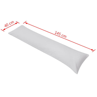 Vidaxl Almohada Corporal Para Dormir De Lado 40x145 Cm Gris_2