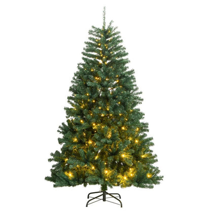 Vidaxl Árbol De Navidad Artificial Con Bisagras 300 Leds 270 Cm_0