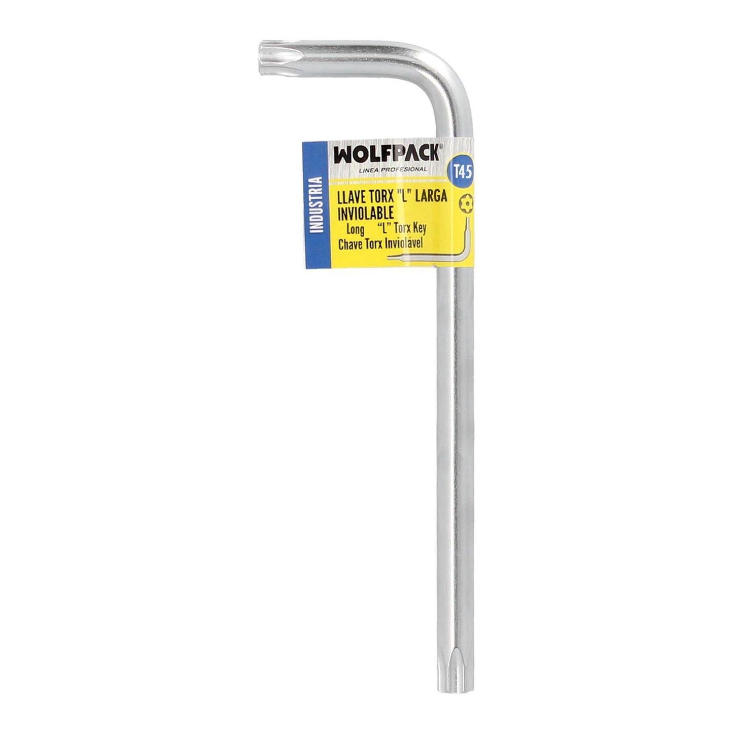 Llave Torx Inviolable Larga Acero Cromo Vanadio Profesional T45 Mm. Llave Estrella, Llave Allen Estrella_2