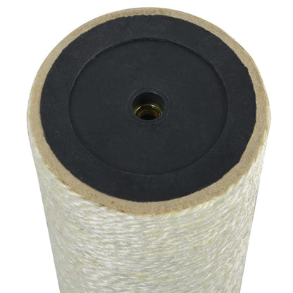 Vidaxl Poste Rascador Para Gatos 8x30 Cm 8 Mm Beige_1