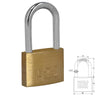 Candado Laton Arco Largo 60 Mm.