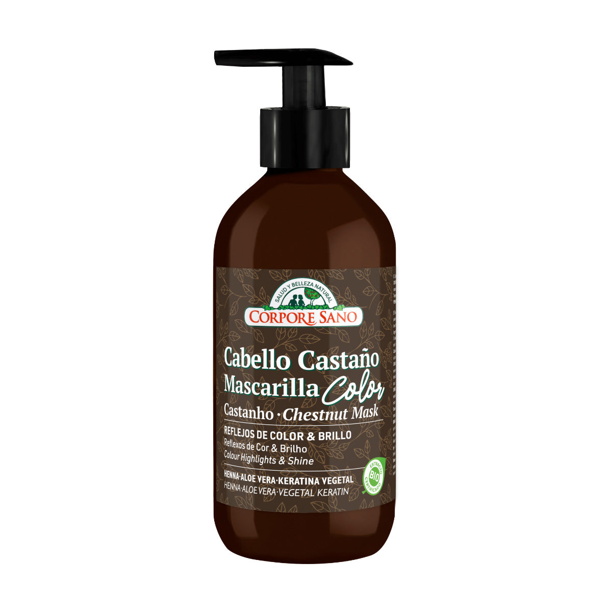 Mascarilla Color Cabellos Castaños Corpore Sano 280 ml