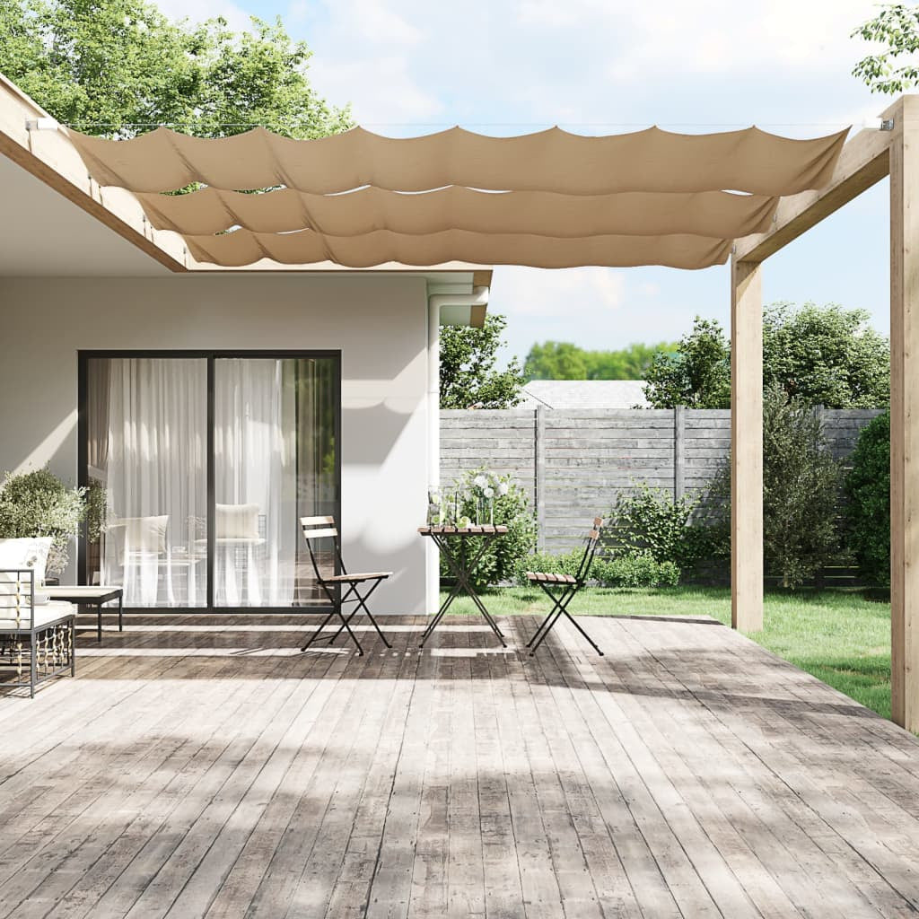Vidaxl Toldo Vertical Tela Oxford Gris Taupé 60x420 Cm_1