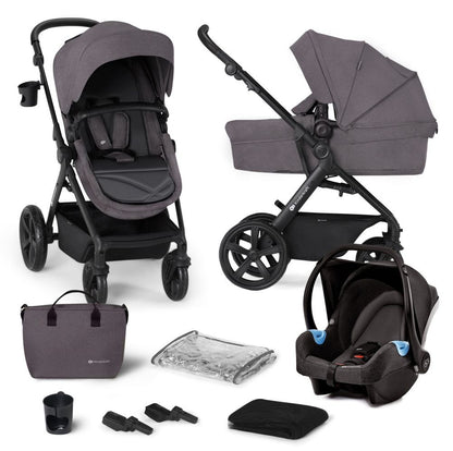 Carrito De Bebé Trio Convertible A-tour Hasta 22 Kg Dark Grey_0