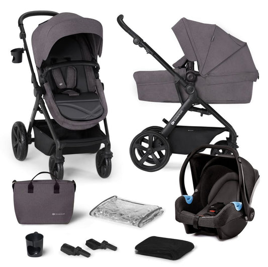 Carrito De Bebé Trio Convertible A-tour Hasta 22 Kg Dark Grey_0
