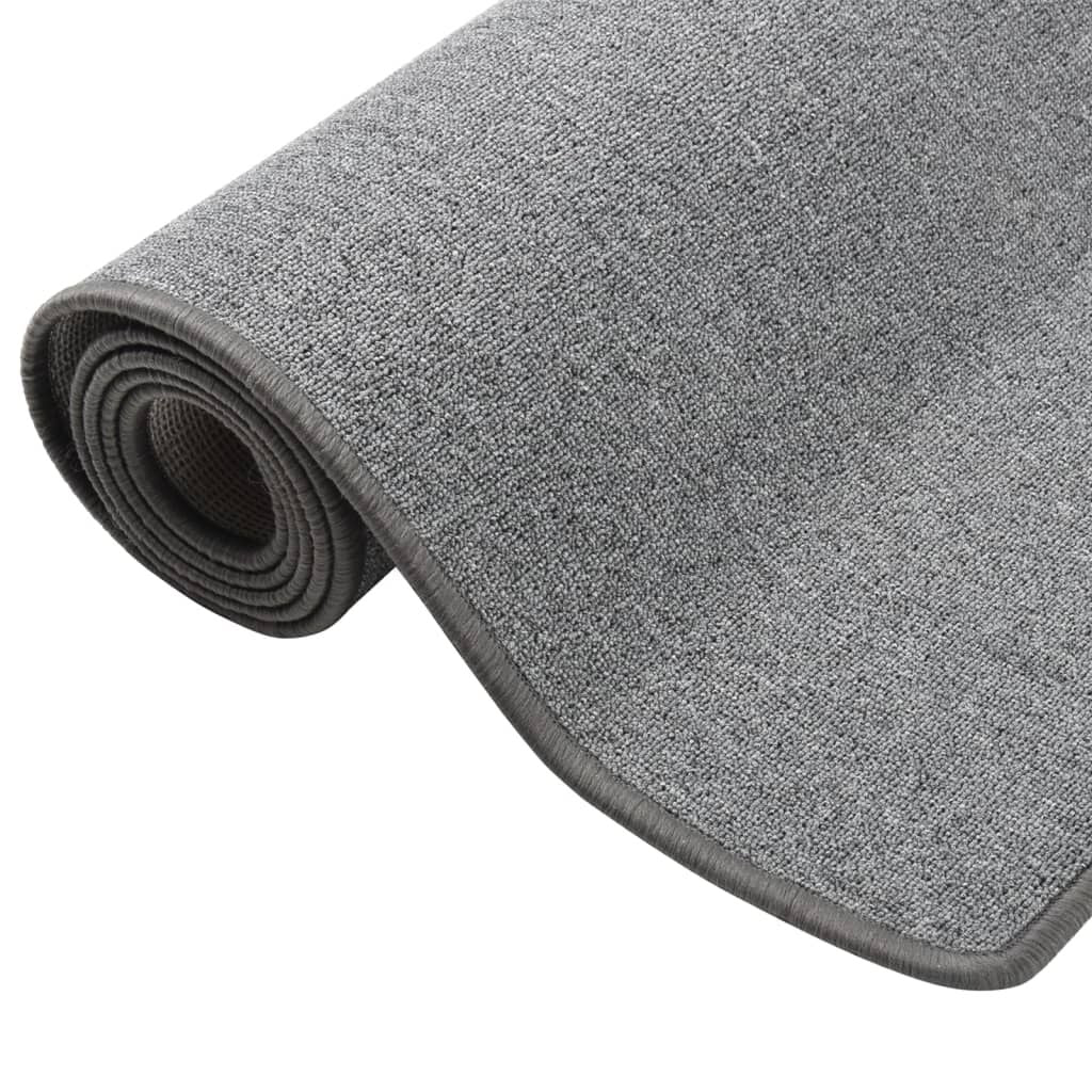 Vidaxl Alfombra De Pasillo Gris Oscuro 50x100 Cm_1