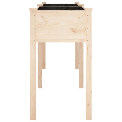 Jardinera Con Forro Madera Maciza De Abeto 161x45x76 Cm_4