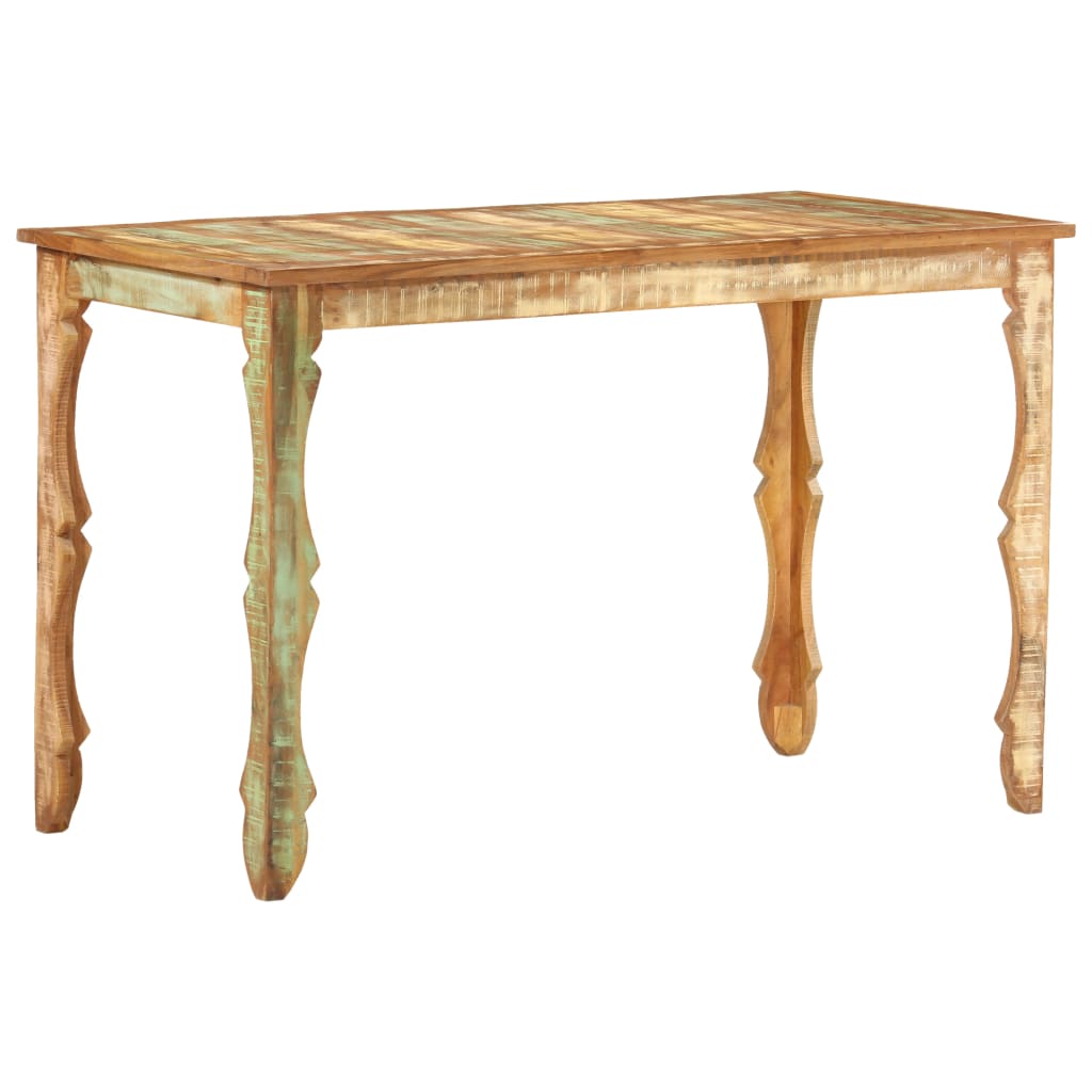 Mesa De Comedor De Madera Maciza Reciclada 120x60x76 Cm_4