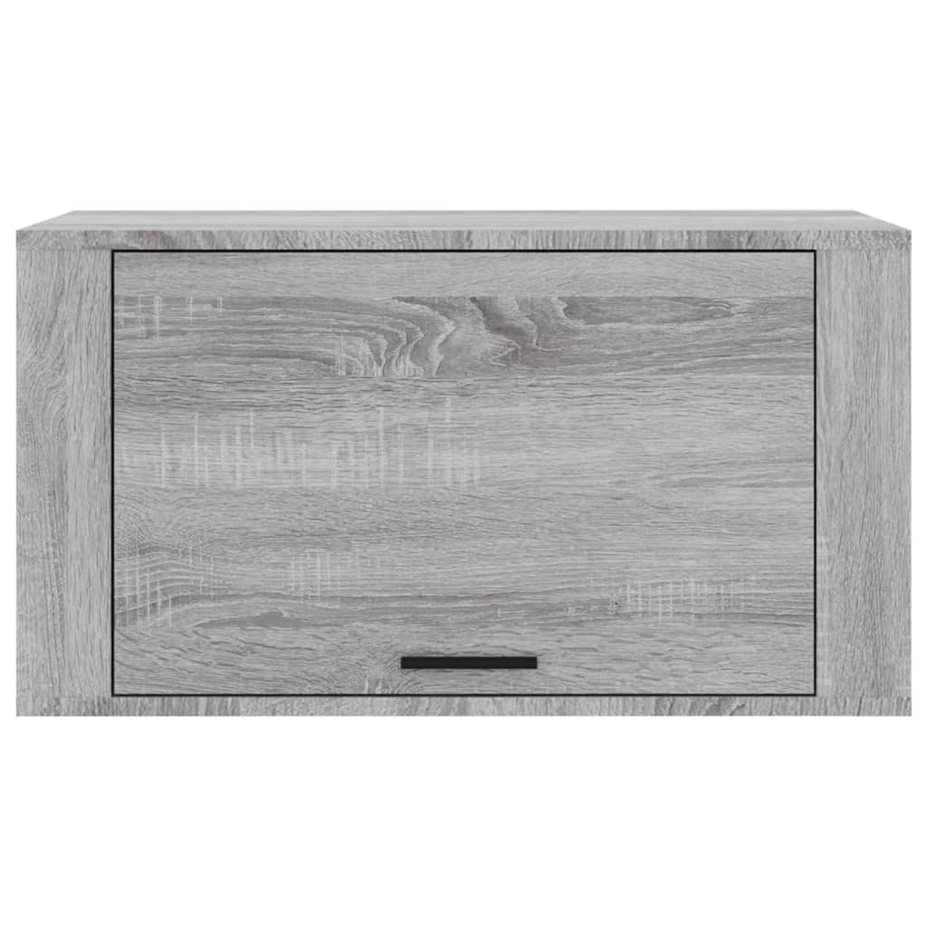 Mueble Zapatero Pared Madera De Pino Gris Sonoma 70x35x38 Cm / Vetonek_1