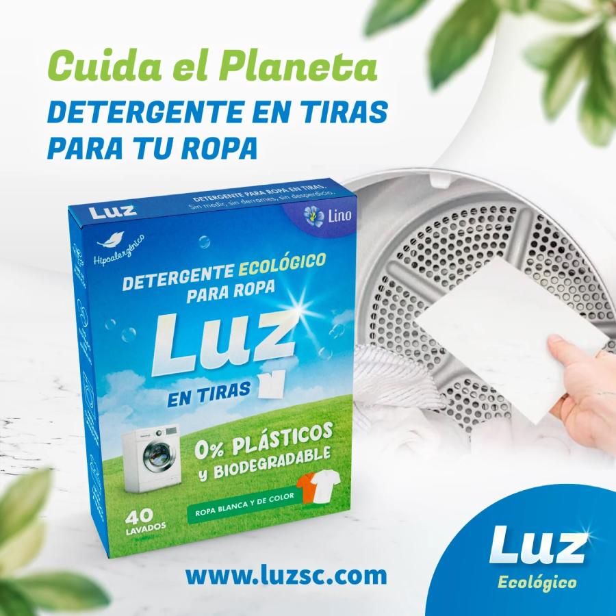 Detergente Ecológico para Roupa em Tiras Leve 40 lavagens