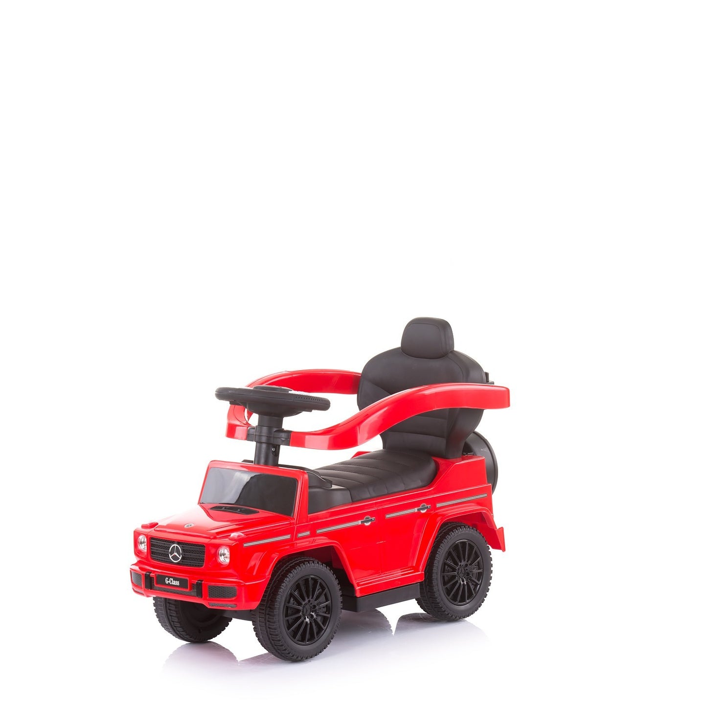 Correpasillos Con Mango Parental Y Capota Mercedes Benz G350d Red_2