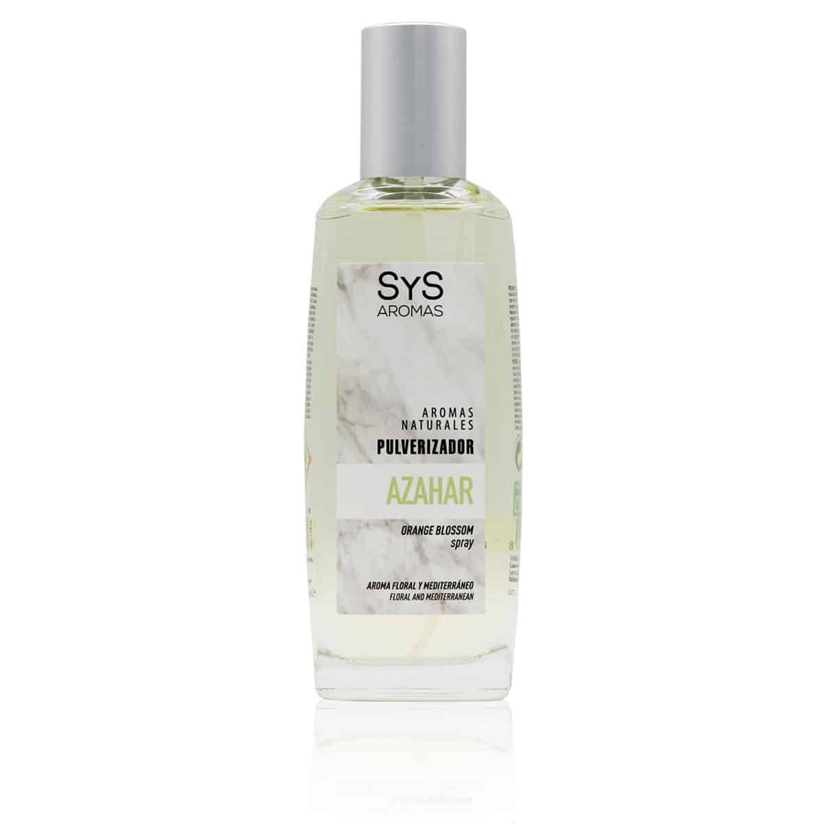 Ambientador Pulverizador Azahar Mármol SYS Aromas 100 ml | Aroma Floral Mediterráneo | Relajante_0