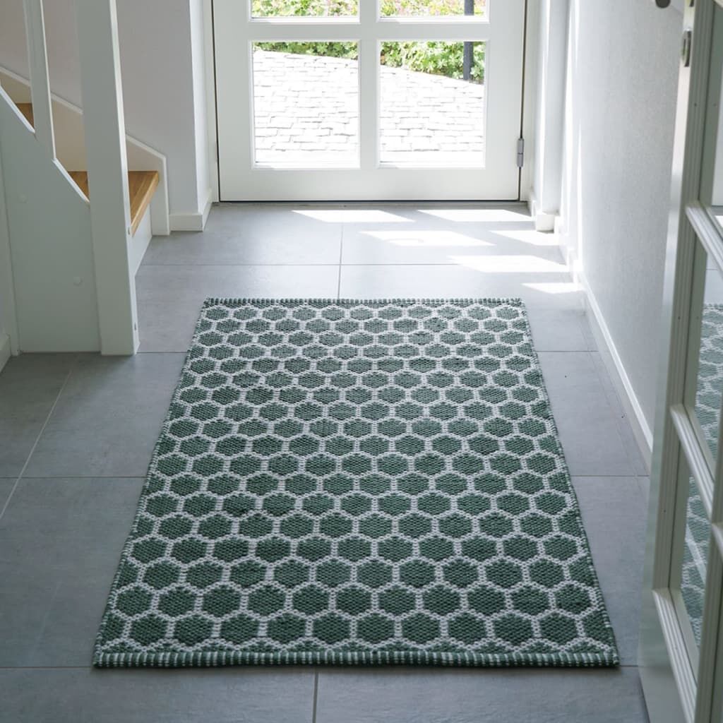 House Nordic Alfombra De Pasillo Elle Verde_1