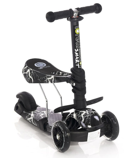 Patinete Infantil Con Asiento Smart Black Flash_0