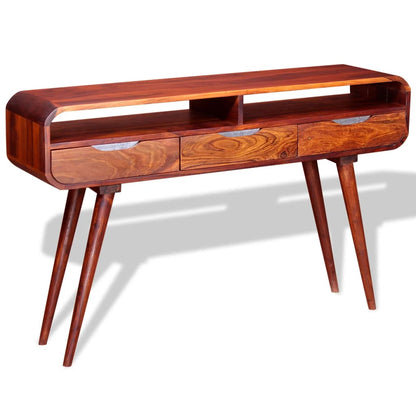 Mesa Consola De Madera Maciza De Sheesham 120x30x75 Cm_0