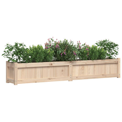 Jardinera De Madera Maciza De Pino 180x31x31 Cm_3