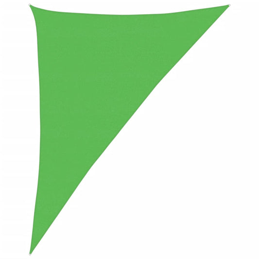 Vidaxl Toldo De Vela Hdpe Verde Claro 160 G/m² 4x5x6,8 M_0