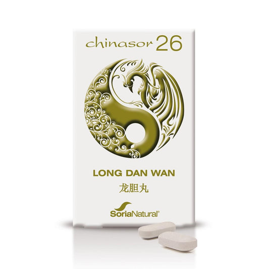 Chinasor 26 Long Dan Wan Soria Natural, 30 comprimidos