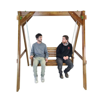 Balancin De Jardin Masgames Elna L Sin Cojin En El Banco._2