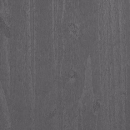 Aparador Hamar Madera Maciza De Pino Gris Claro 85x35x80 Cm / Vetonek_2
