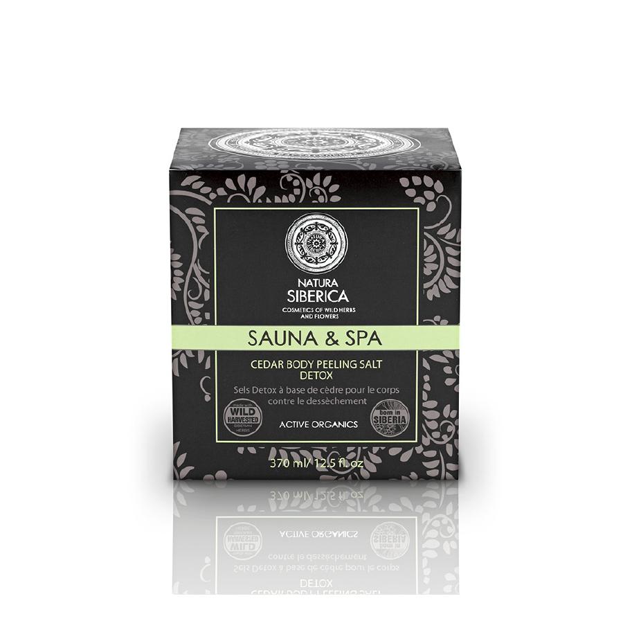 Sauna&amp;Spa Peeling desintoxicante corporal de cedro Daurico Natura Sibérica 370 ml