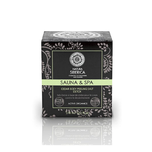 Sauna&amp;Spa Peeling desintoxicante corporal de cedro Daurico Natura Sibérica 370 ml