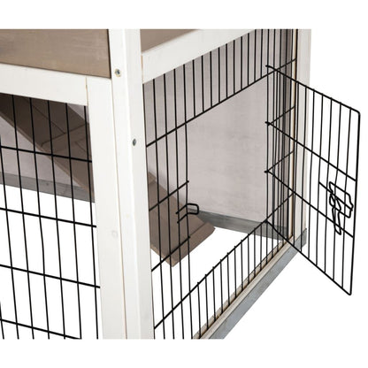Kerbl Casa Para Roedores Con Fondo De Metal Lucky Blanco 115x65x100 Cm_4