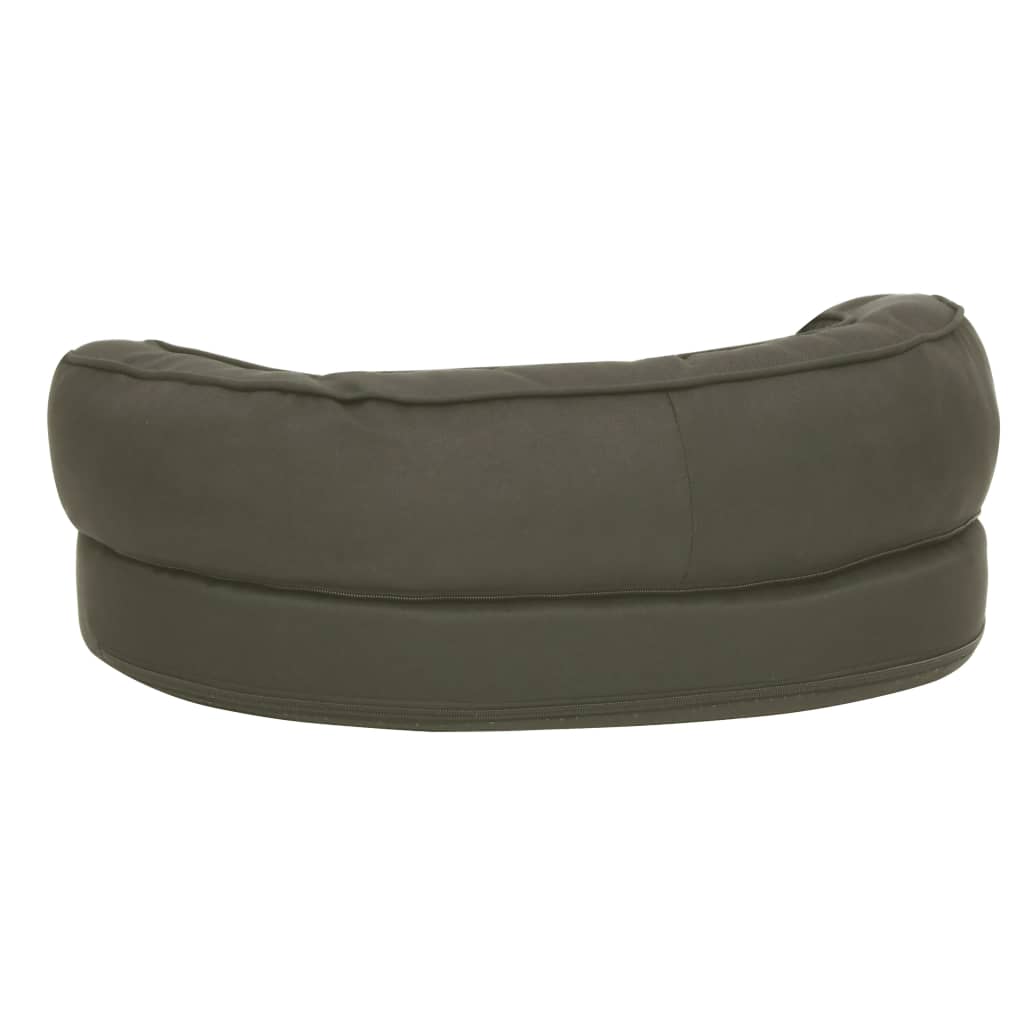 Vidaxl Colchón Para Cama De Perro Ergonómico Aspecto Lino Gris 60x42cm_5