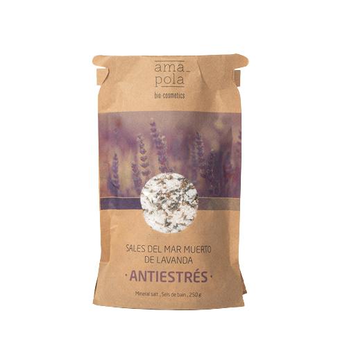 Amapola Biocosmetics Anti-Stress Lavanda Sais do Mar Morto 250g