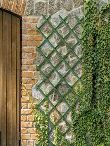 Celosia Plastica| Composicion 100% Pvc| Tutor De Plantas| Resistente| Decoracion Jardin 1x2m_2