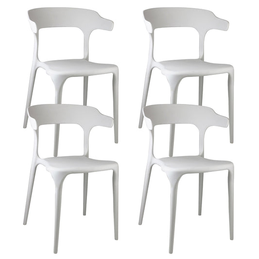 Pack 4 Sillas De Exterior Apilables Madonna 74,3x47x47cm Thinia Home_0