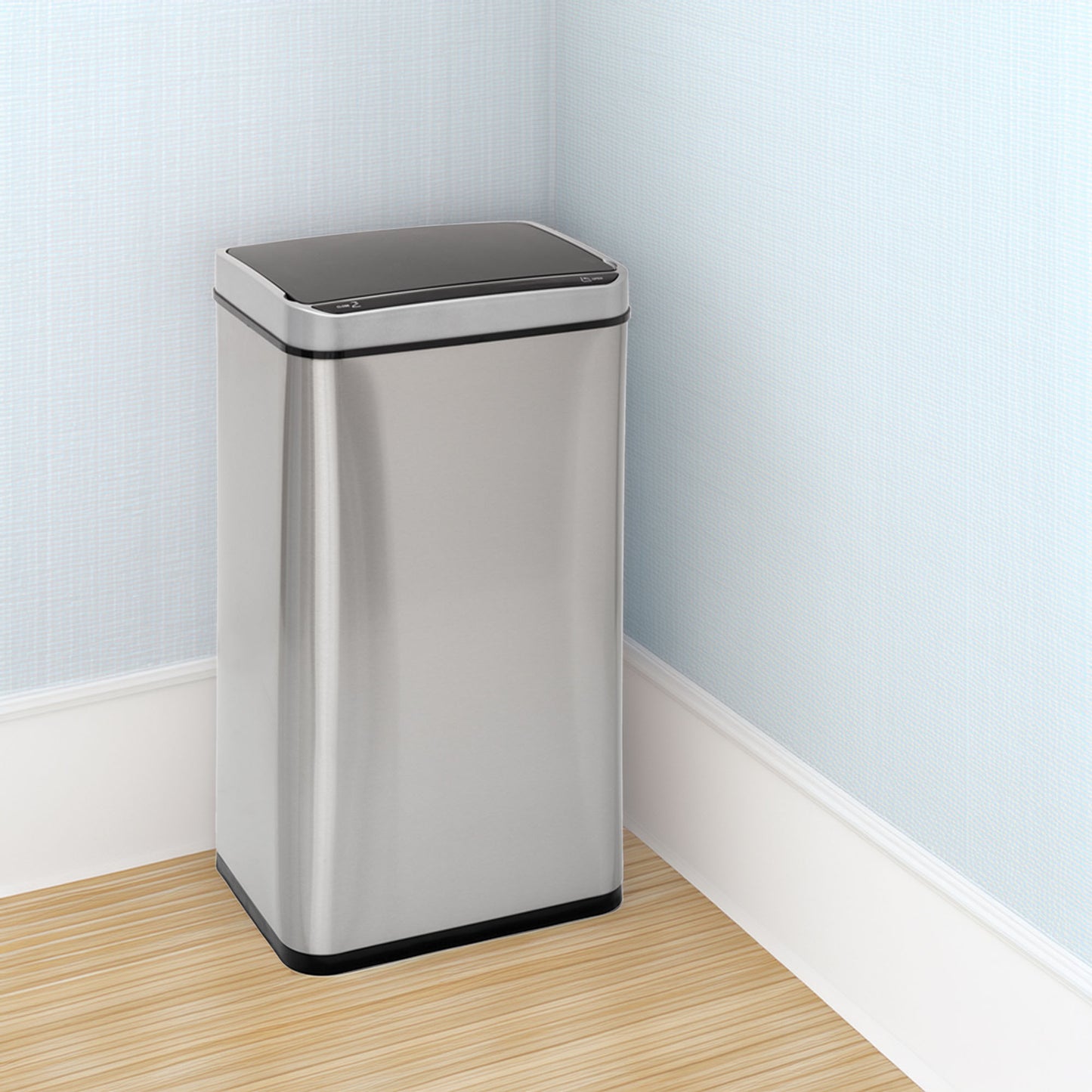 Wellhome Papelera Rectangular Con Sensor 40l_2