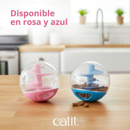 Bola dispensadora de snacks Catit Rosa