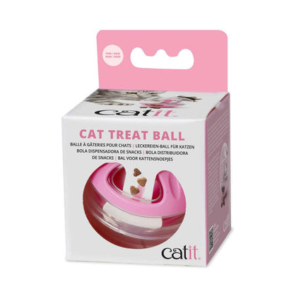 Bola dispensadora de snacks Catit Rosa